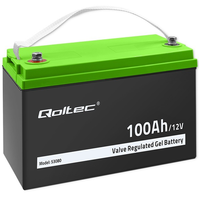 Qoltec żelowy | 12V | 100Ah