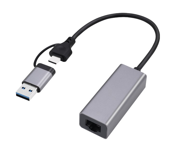 Karta sieciowa Gembird USB-C + USB