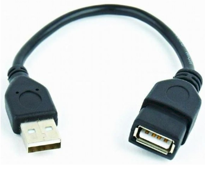 CABLE USB2 EXTENSION AM-AF/CCP-USB2-AMAF-0.15M GEMBIRD