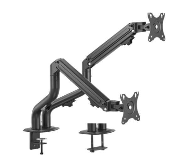 Gembird MA-DA2-02 Adjustable desk 2-display mounting