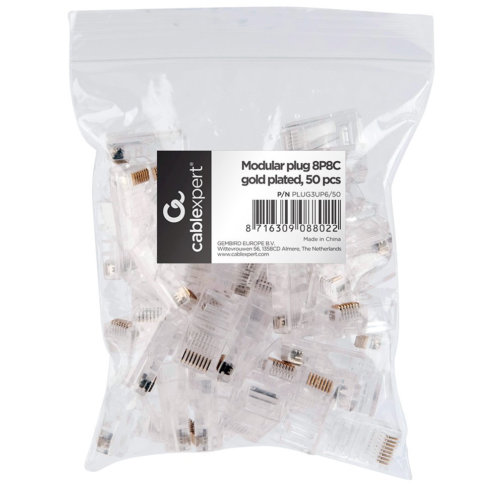 Gembird PLUG3UP6/50 RJ-45 modulārais spraudnis Cat
