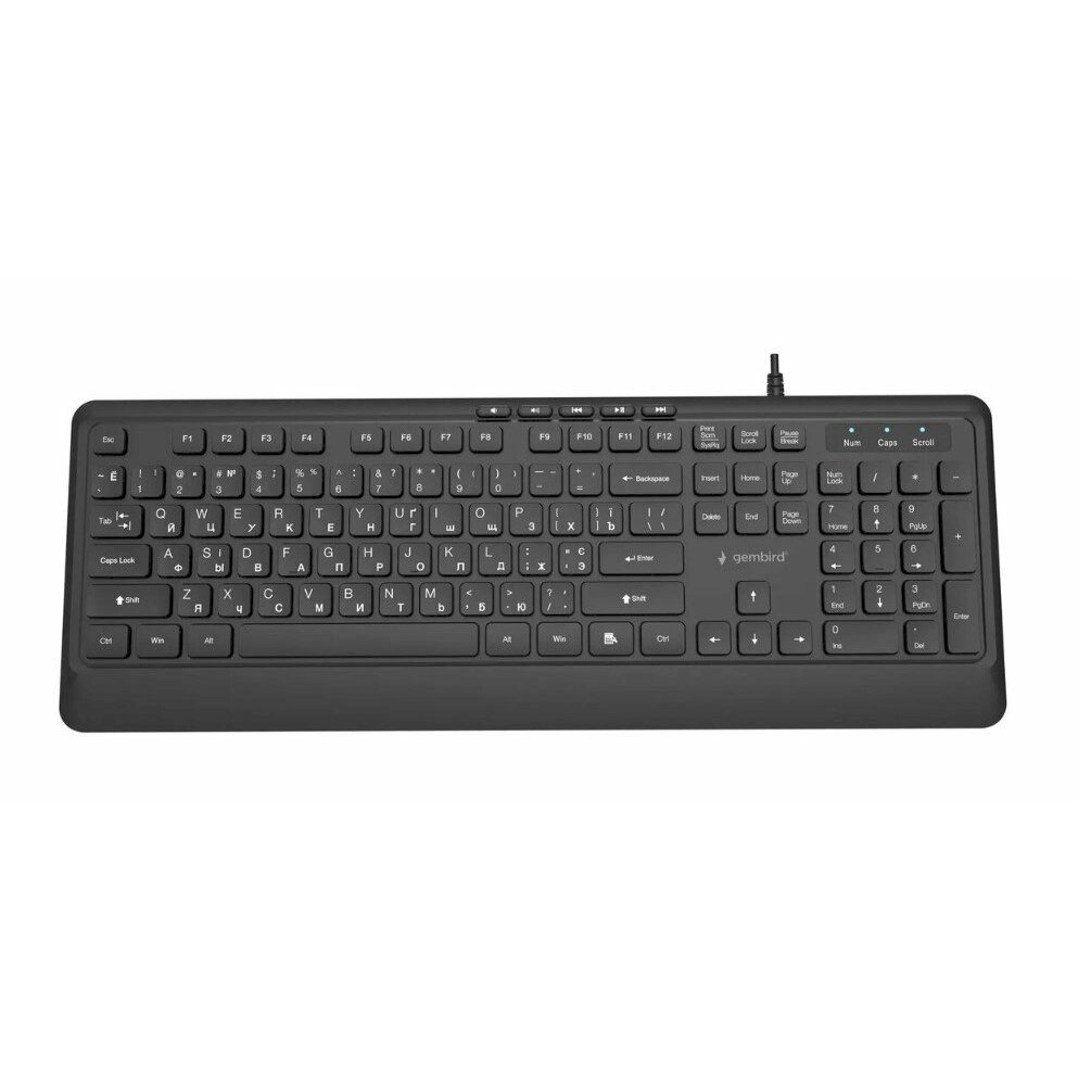 Gembird Slim Klaviatūra RU | KB-MCH-05-CYRL