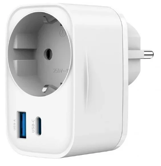 Gembird TA-ACPDQC20-0 1x USB-A 1x USB-C