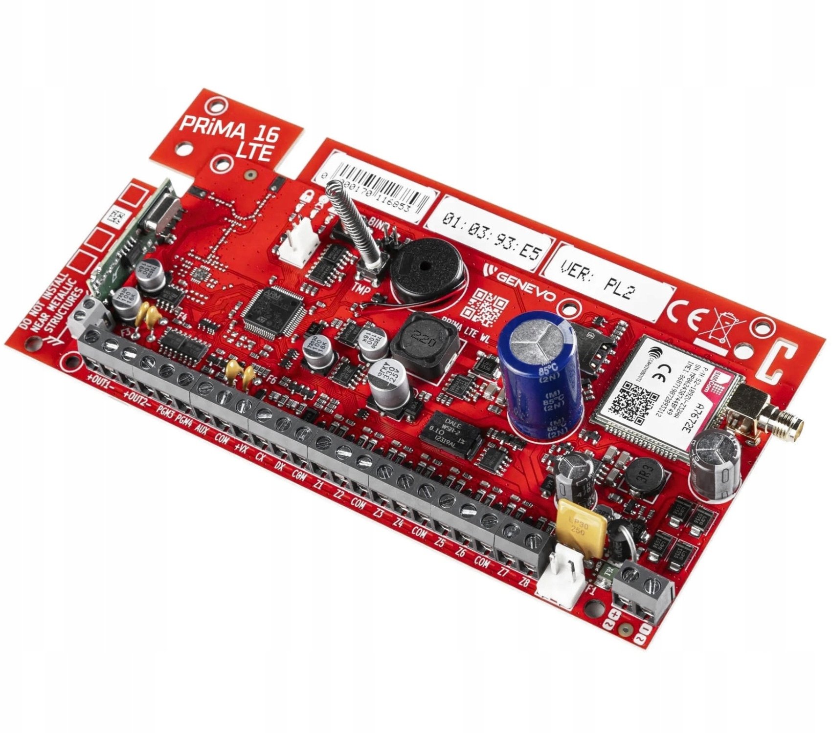Genevo PRiMA16LTE RX BOX GENEVO Centrala
