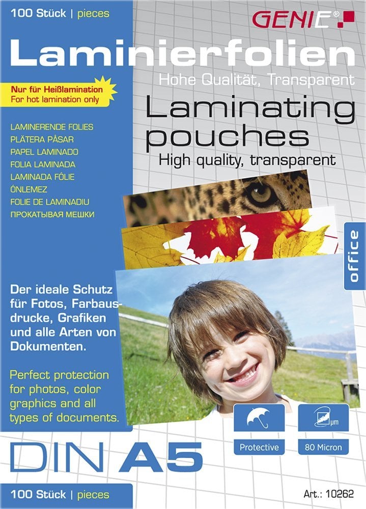 Genie Torebki laminujące 100 A5 -