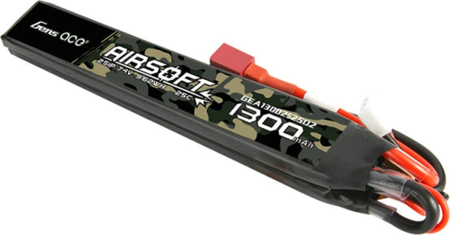 Gens Ace 25C 1300mAh 2S1P 7
