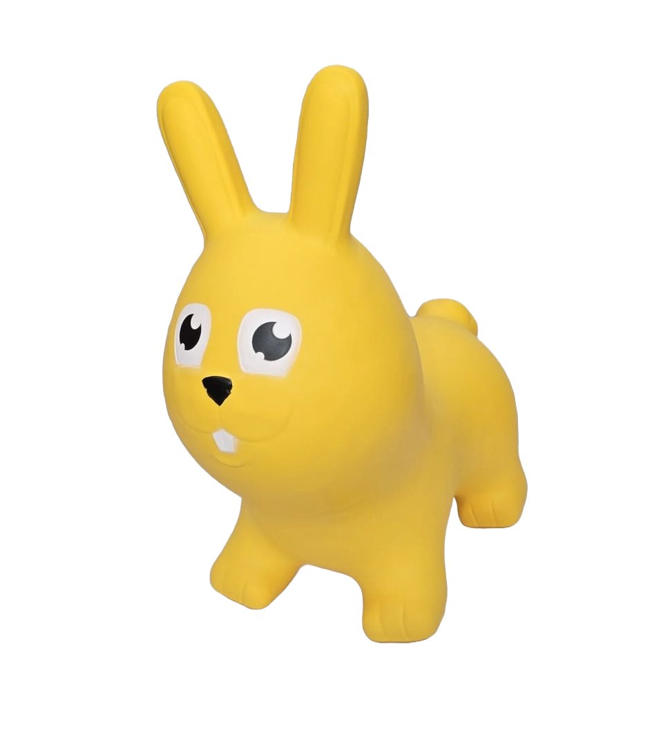 Gerardo`s Toys lēkāšanas rotaļlieta, zaķis, dzeltens