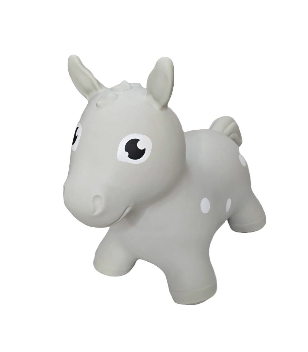 Gerardo`s Toys lēkāšanas rotaļlieta, zirgs, pelēks