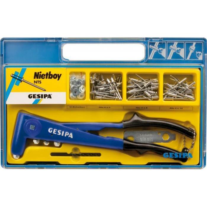 GESIPA Solidna Nitownica + Nity GESIPA