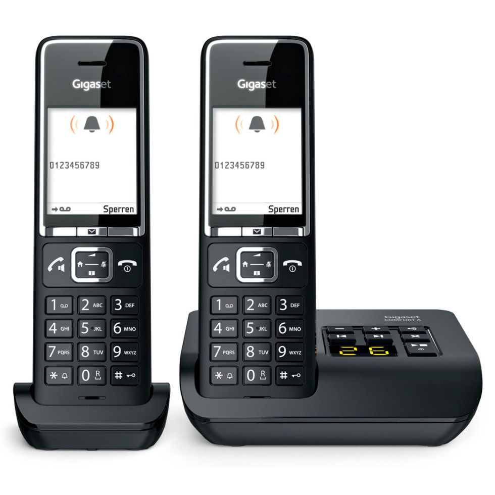 Gigaset Comfort 550A duo black/chrome |