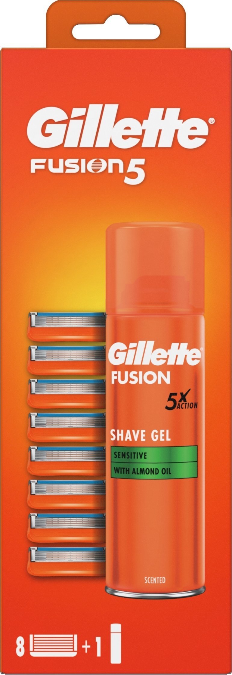 Gillette Fusion5 8 + Fusion żel
