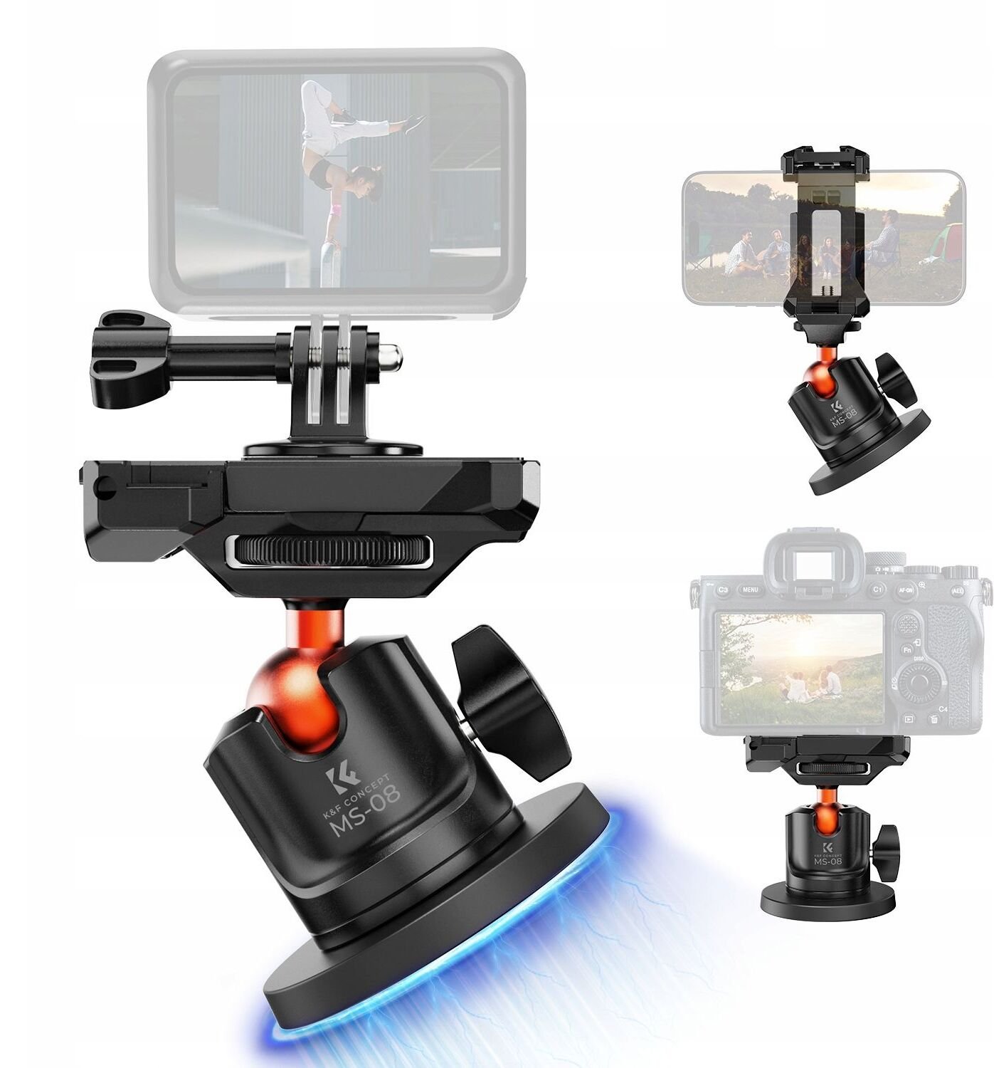 K+F Kulowa 3D do Kamer GoPro
