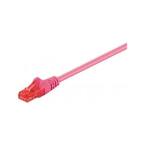 Goobay Patchcord Cat.6, U/UTP, purpurowy