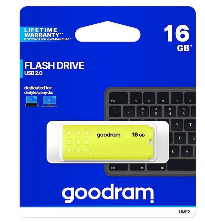 Pendrive GoodRam UME2, 16 GB  (UME2-0160Y0R11)