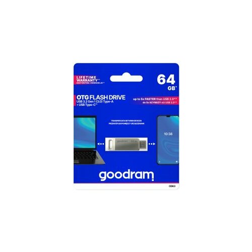 Pendrive GoodRam ODA3, 64 GB  (ODA3-0640S0R11)