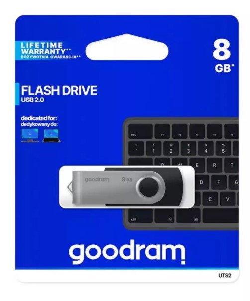 Pendrive GoodRam UTS2.0, 8 GB