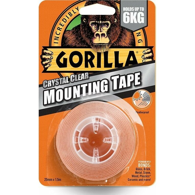 Gorilla tape Mounting Clear 1.5m