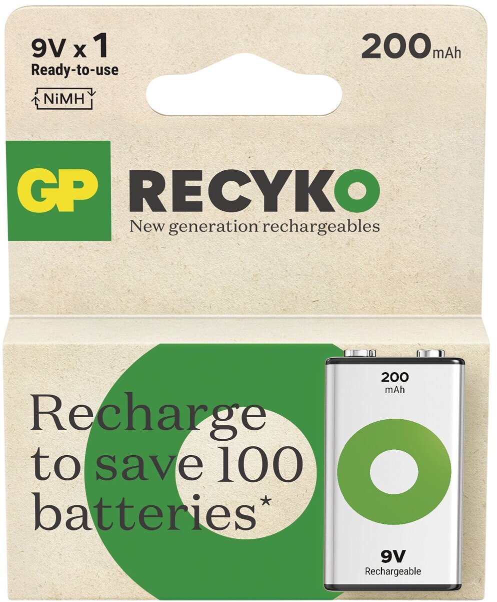 GP  ReCyko 6F22 200mAh 1 |