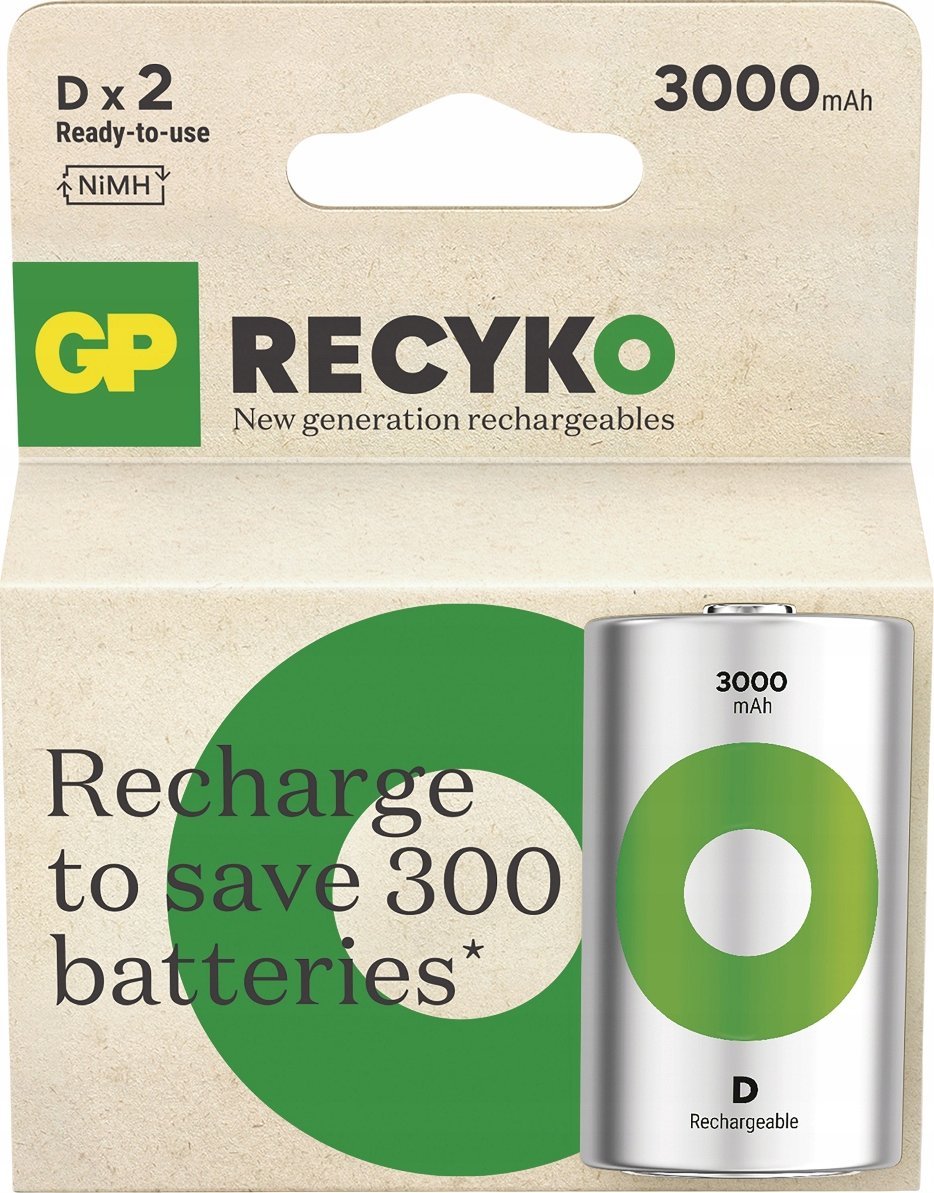 GP  ReCyko D / R20 3000mAh