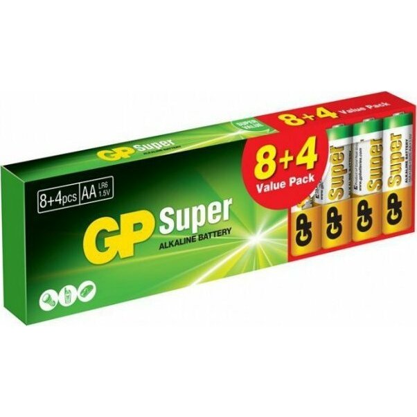 GP BATERIA SUPER ALKALINE AA LR6