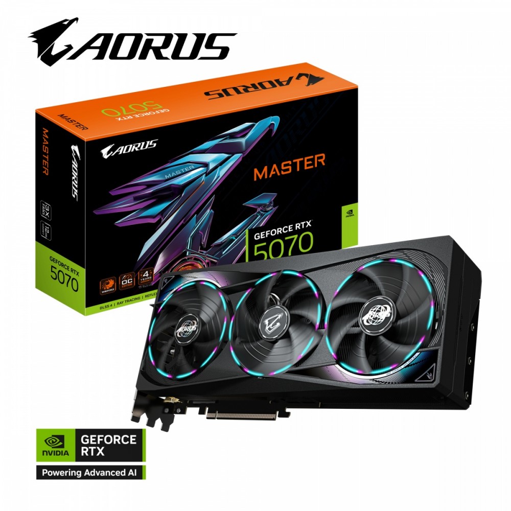 Gigabyte GeForce RTX 5070 Videokarte AORUS