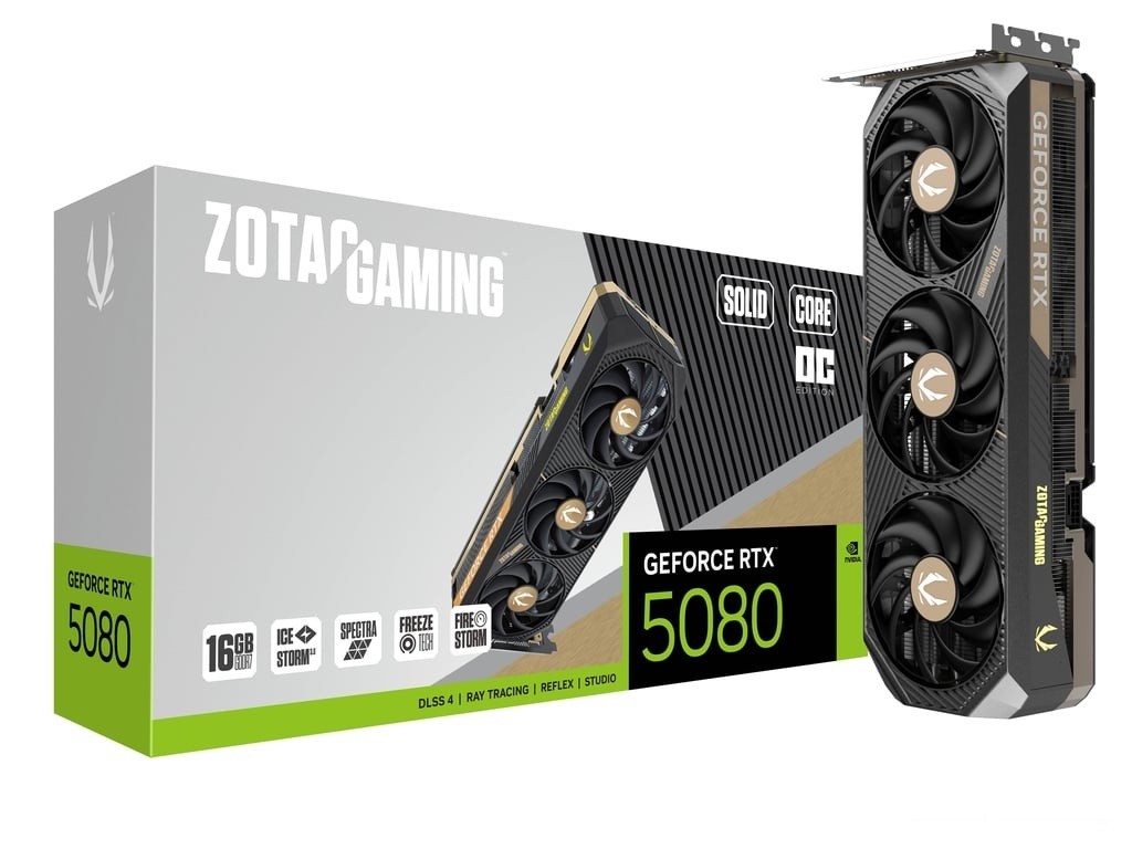 Zotac GAMING GeForce RTX 5080 SOLID