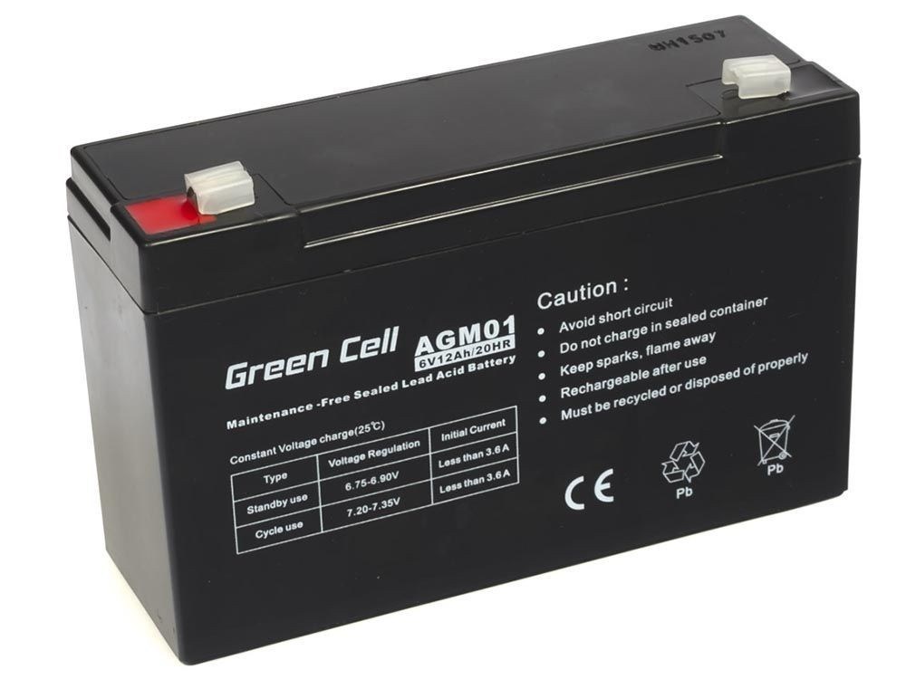 Green Cell  6V/12Ah (AGM01) | AKSAKGRERU600001