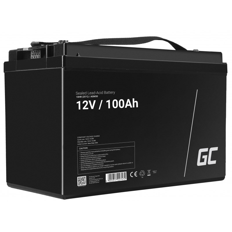 Green Cell 12V/100Ah (AGM30) | AGM30