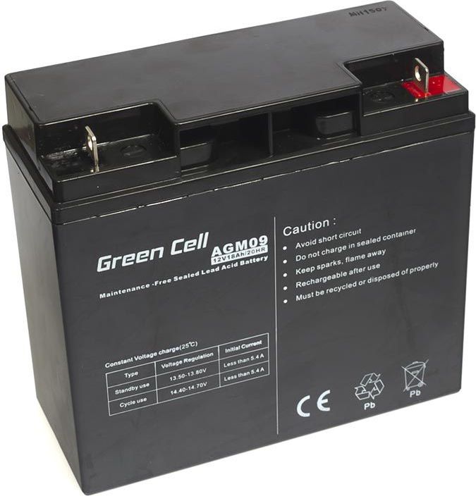 Green Cell  12V/18Ah (AGM09) | AGM09