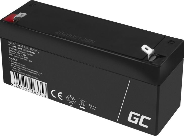 Green Cell 6V/3.4Ah (AGM38) |