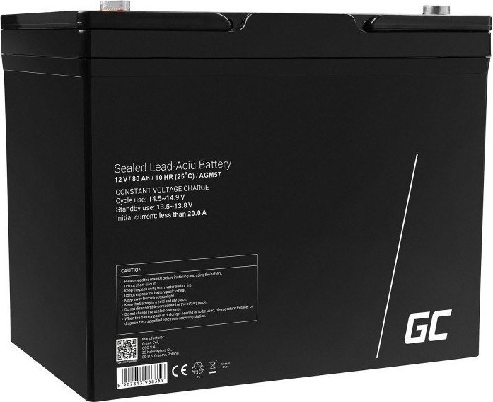 Green Cell AGM VRLA 12V 80Ah