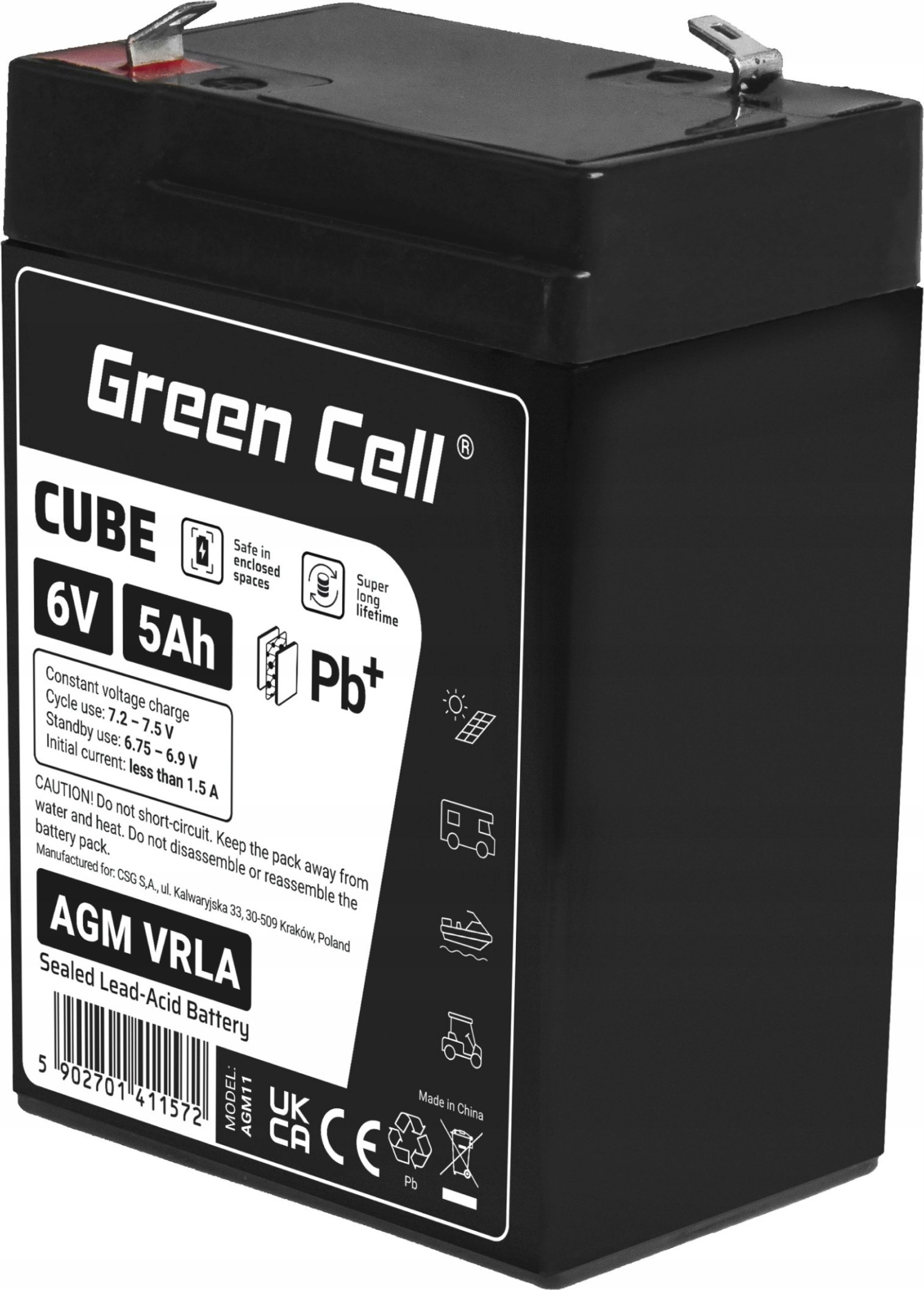 Green Cell Green Cell Cube AGM
