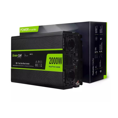 Green Cell Converter 12V230V 2000W/4000W Czysty