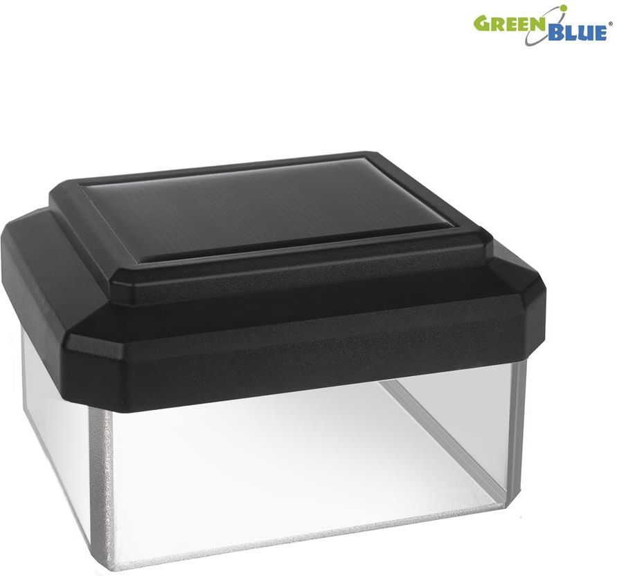 GreenBlue  solarnasłupek LED 60*40 daszek kopertowy