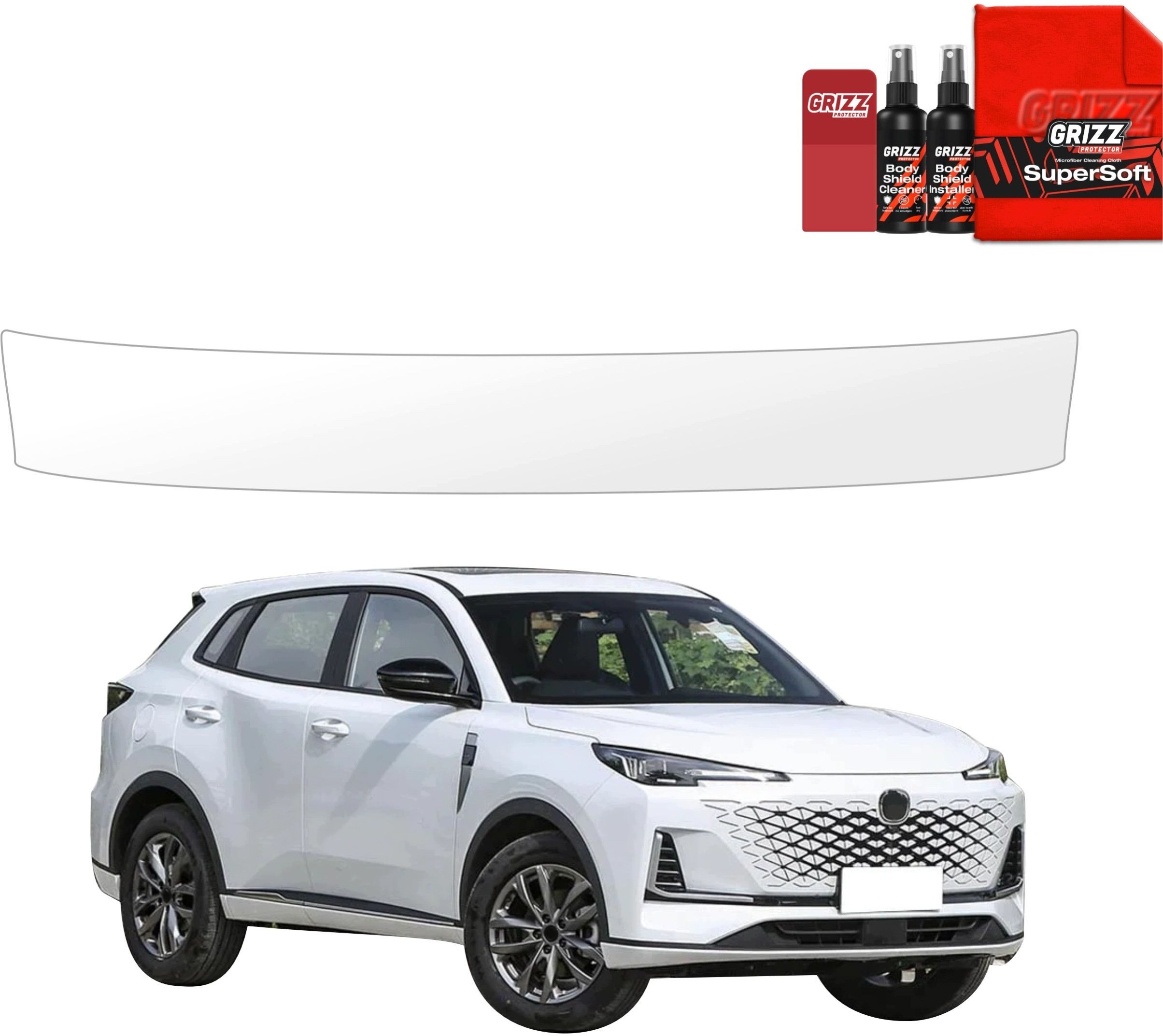 GrizzGlass Bezbarwna folia BodyShieldpróg do Changan