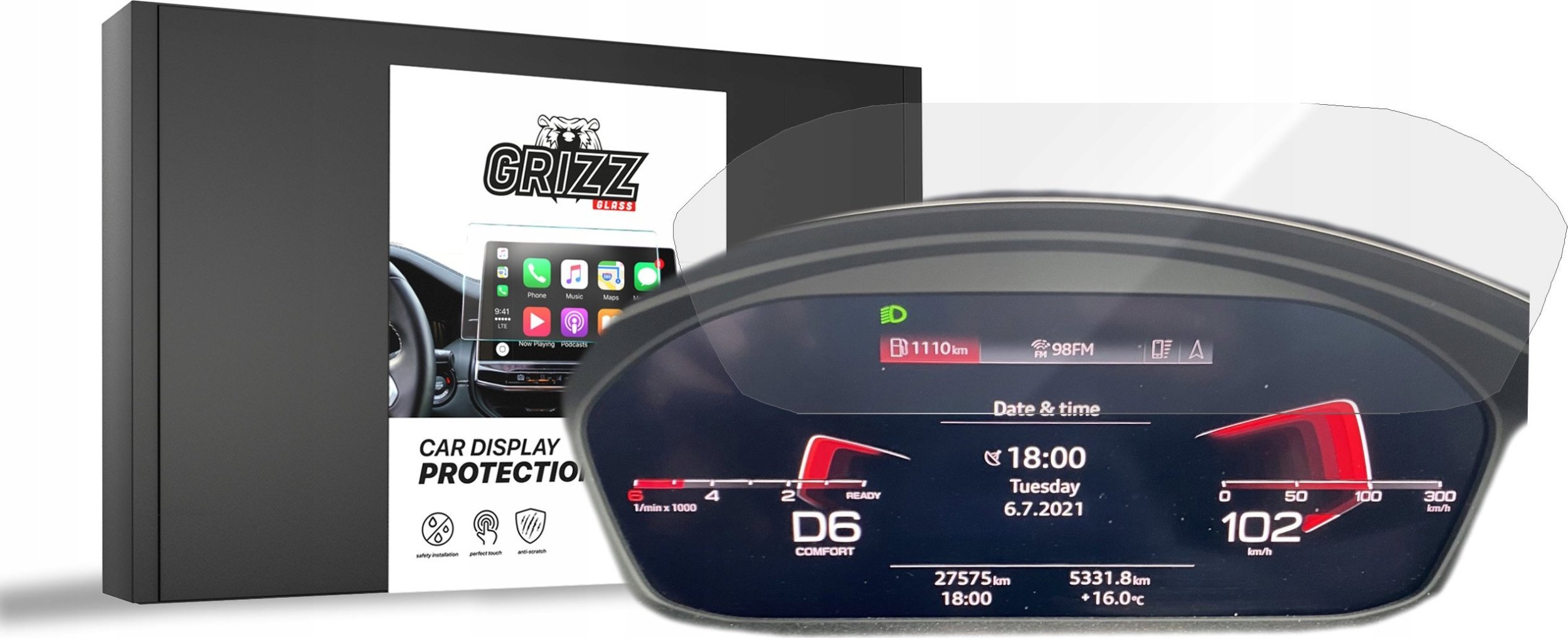 GrizzGlass   CarDisplay Protection do Audi Q5