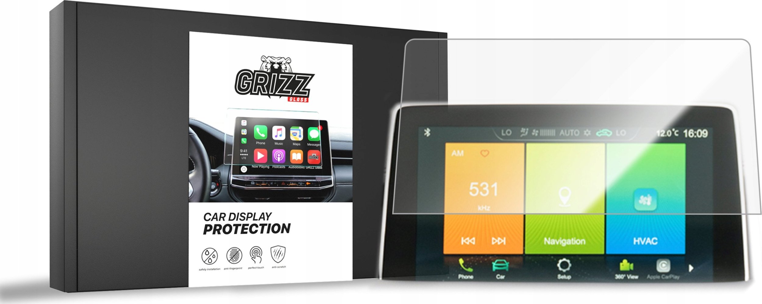 GrizzGlass CarDisplay Protection do MG HS