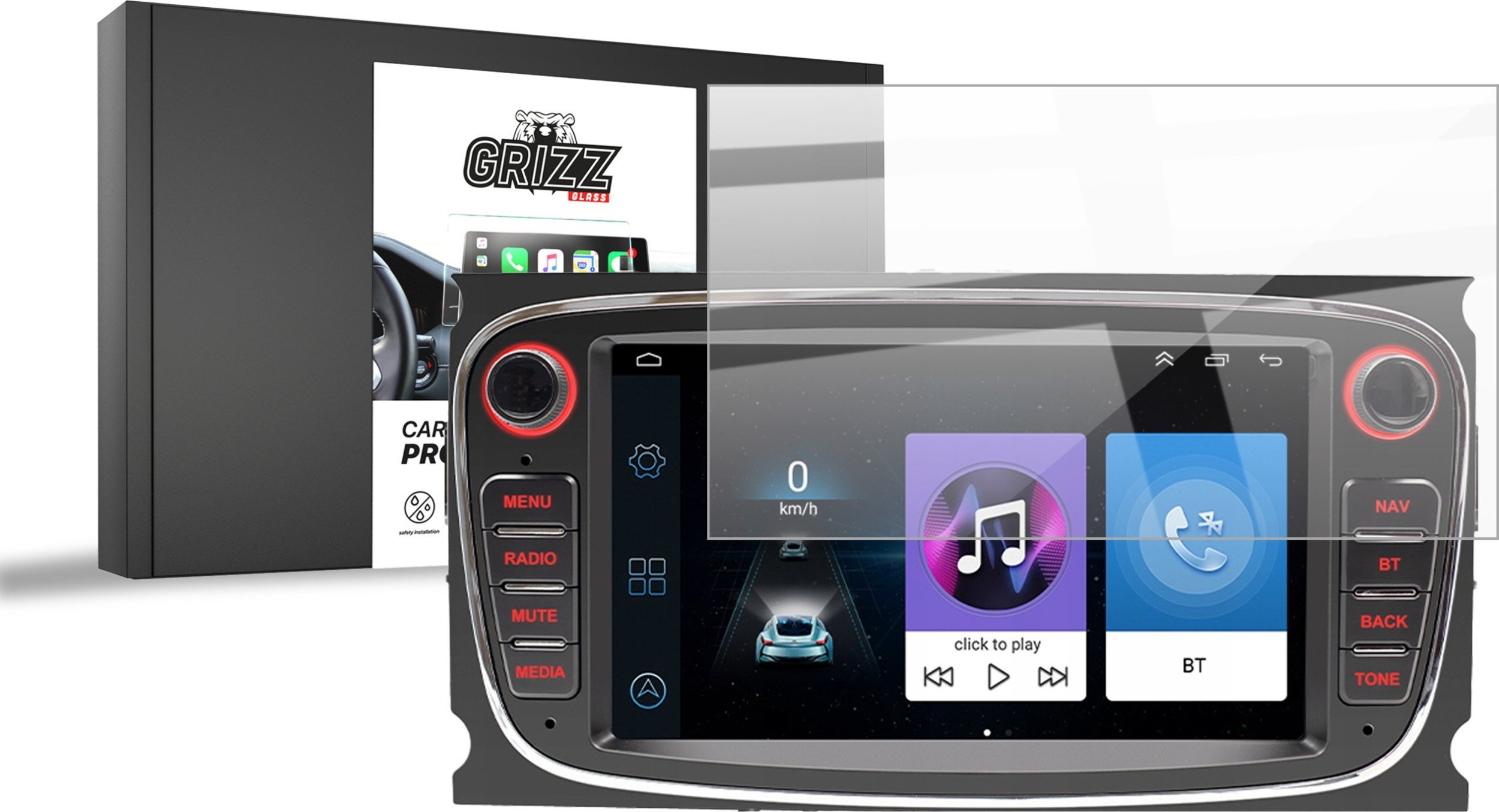 GrizzGlass   CarDisplay Protection do radia go