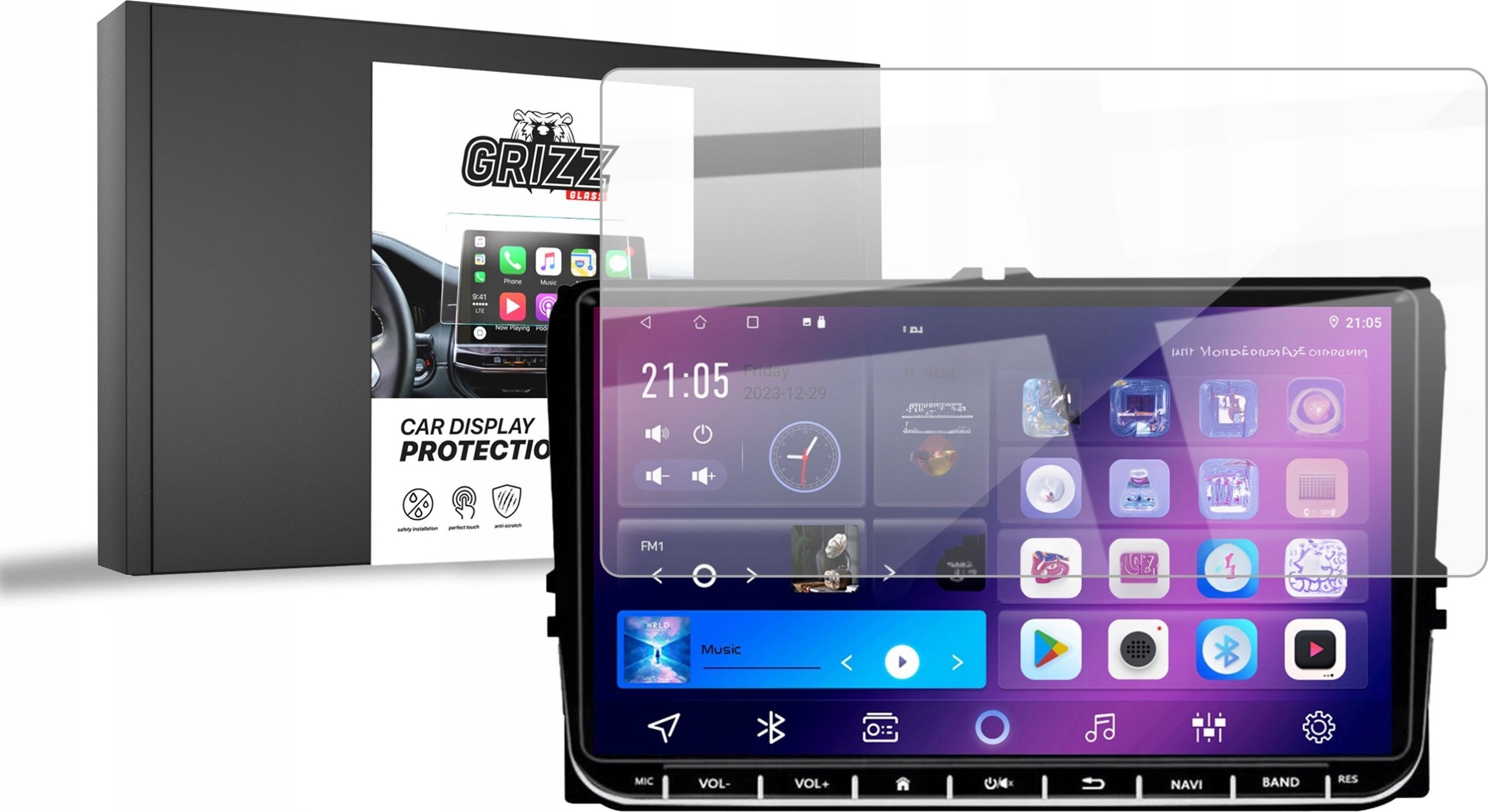 GrizzGlass   CarDisplay Protection do radia go