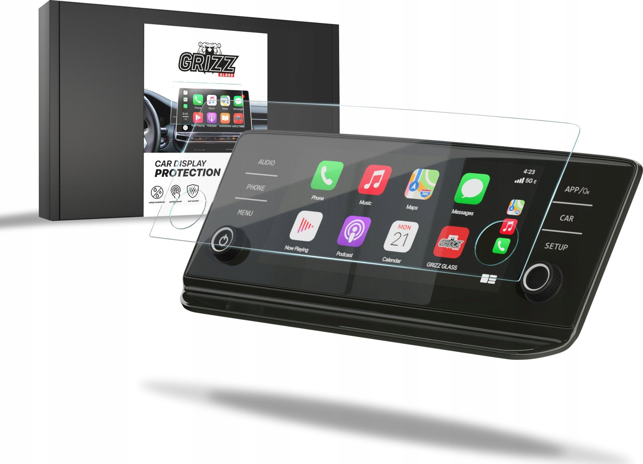 GrizzGlass   CarDisplay Protection do  Fabia 4