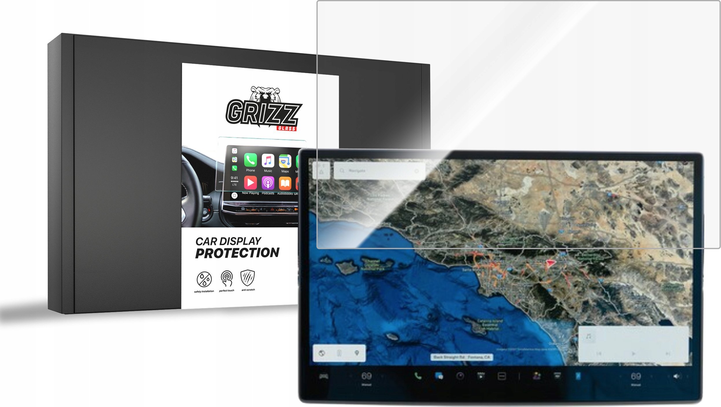 GrizzGlass   CarDisplay Protection do Tesla Model