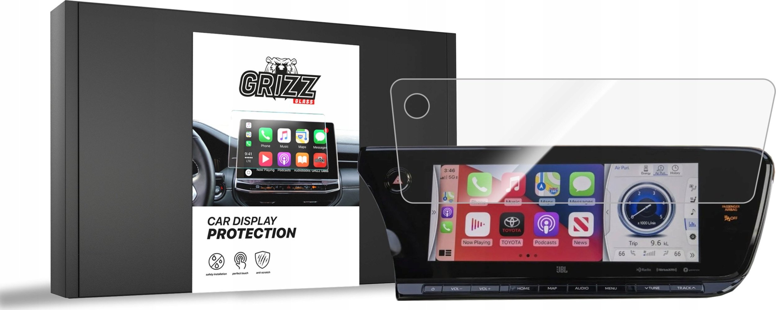 GrizzGlass CarDisplay Protection do Toyota Mirai