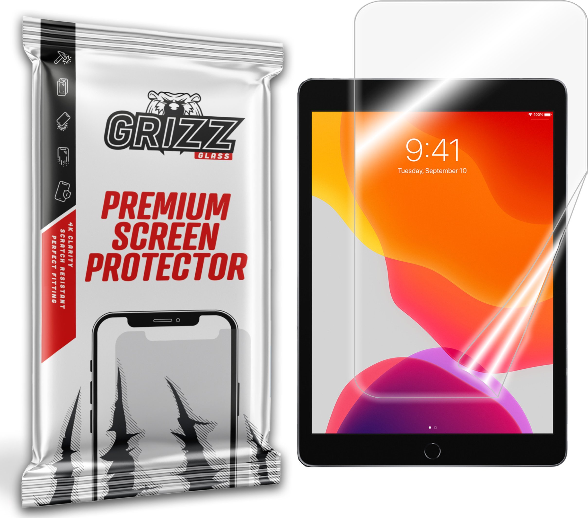 GrizzGlass   CeramicFilm do Apple iPad 9