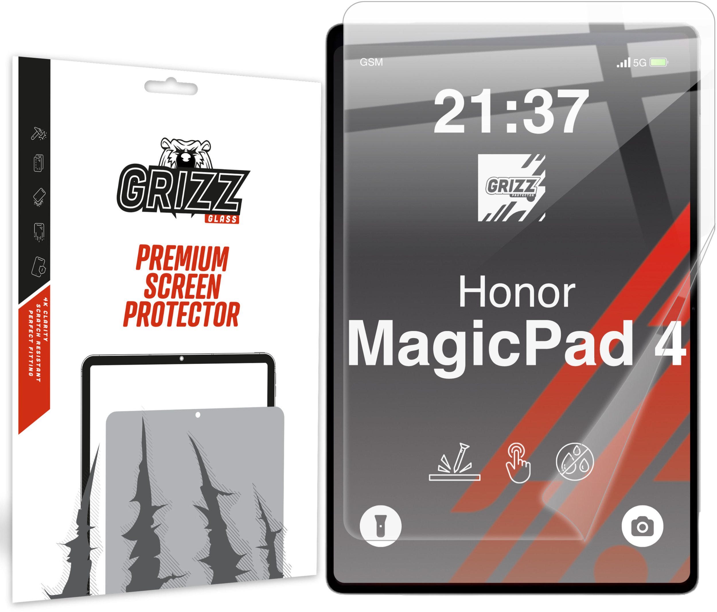 GrizzGlass   CeramicFilm do Honor MagicPad 4