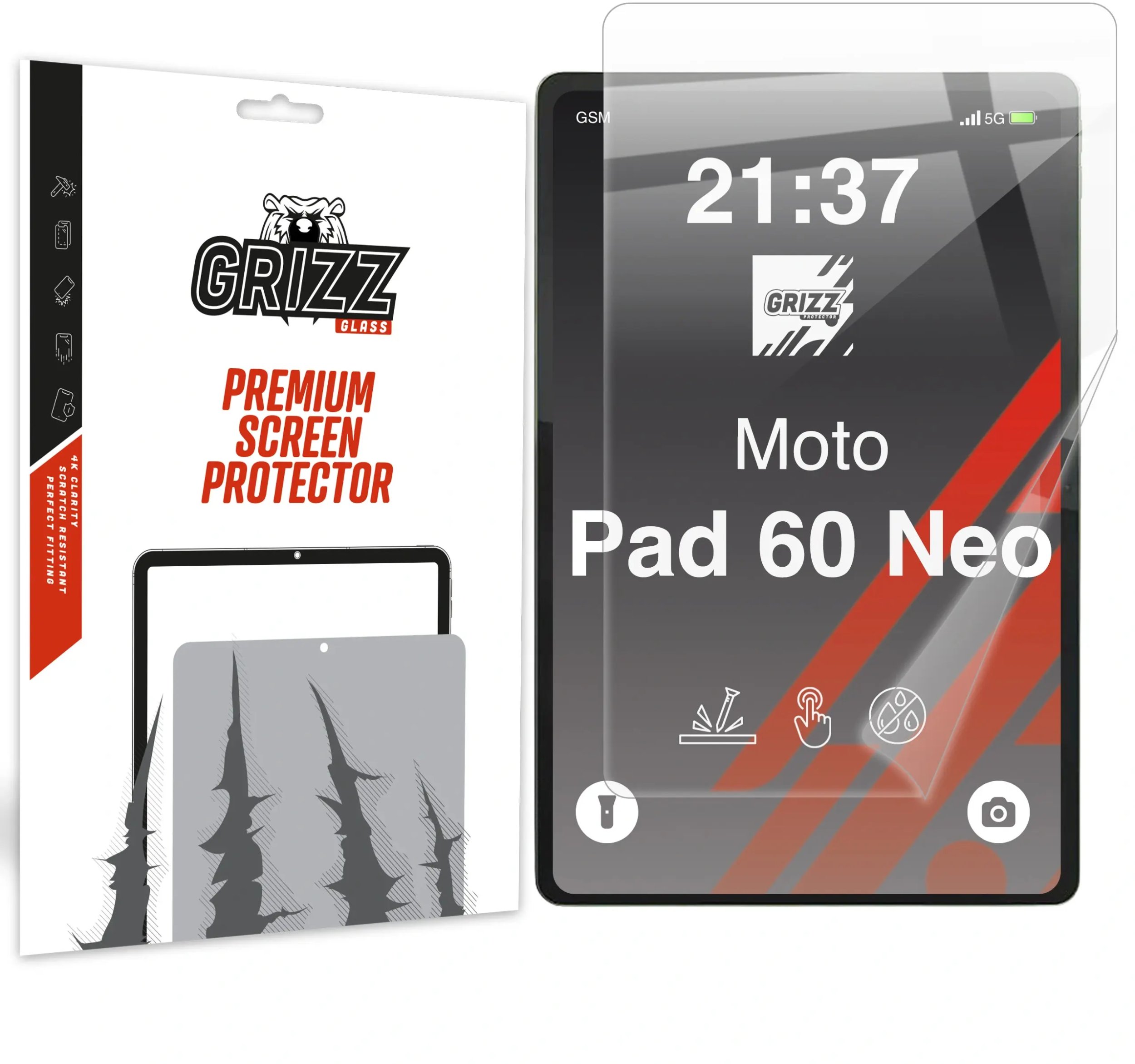 GrizzGlass   CeramicFilm do Motorola Moto Pad