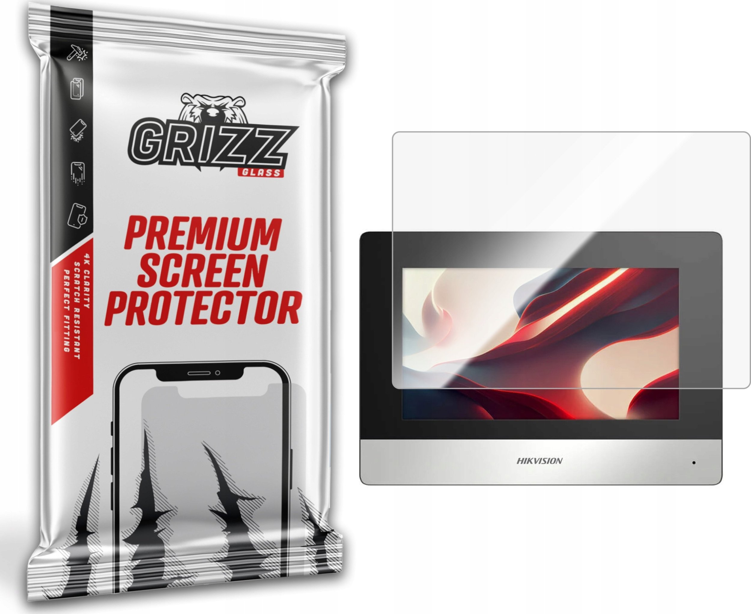 GrizzGlass CeramicFilm do domofonu HIKVISION IP