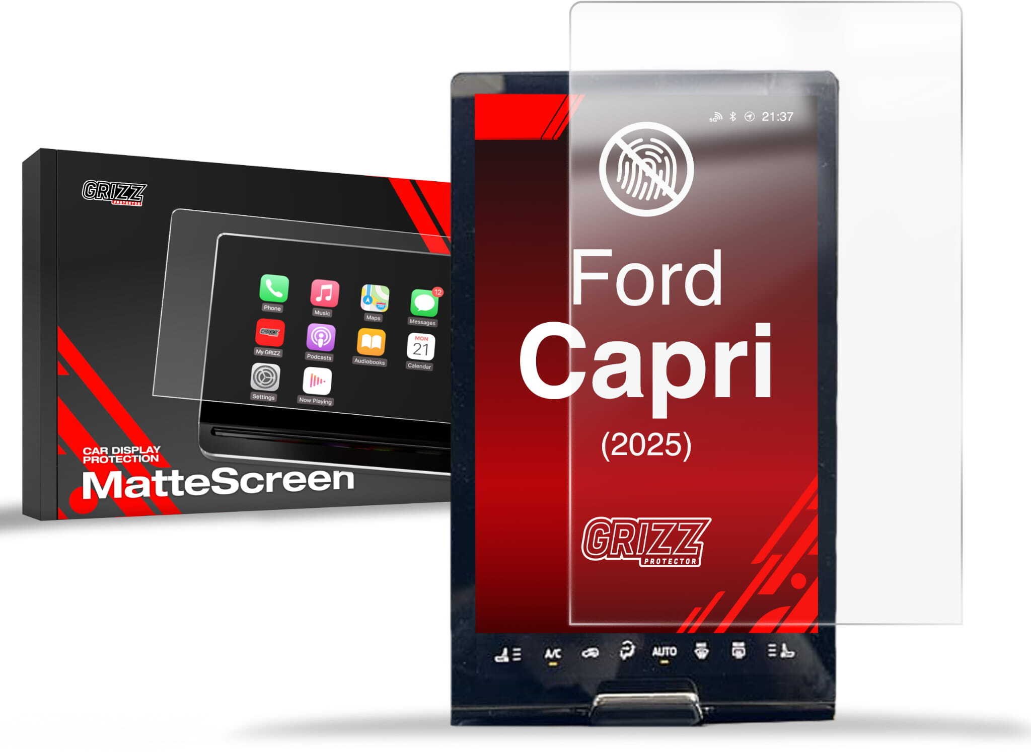 GrizzGlass matowa CarDisplay Protection do Ford