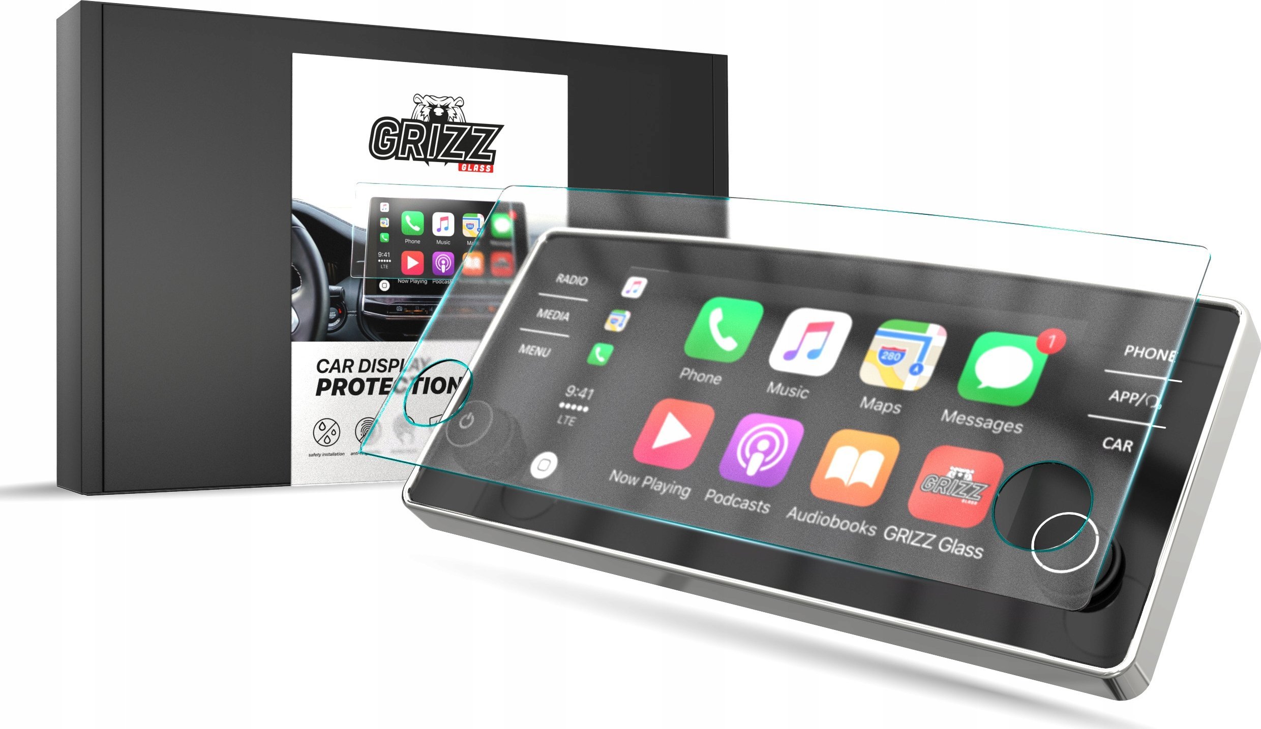 GrizzGlass  matowa CarDisplay Protection do  Kamiq