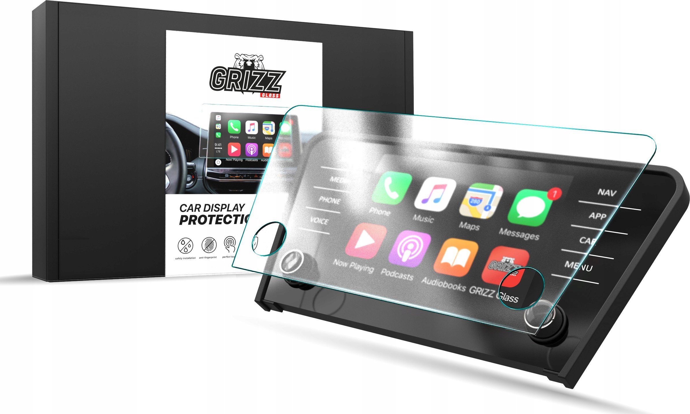 GrizzGlass  matowa CarDisplay Protection do  Octavia