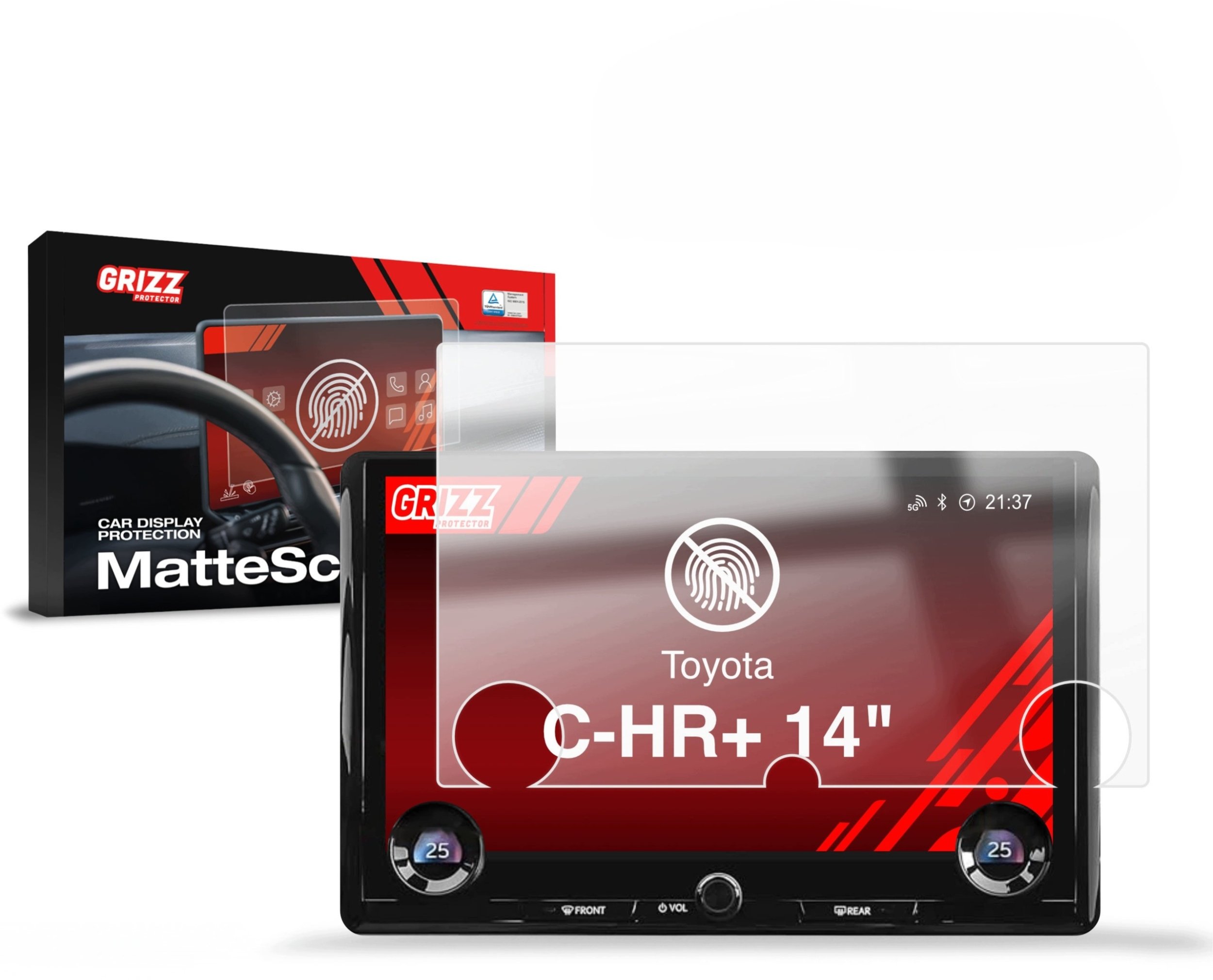 GrizzGlass  matowa CarDisplay Protection do Toyota